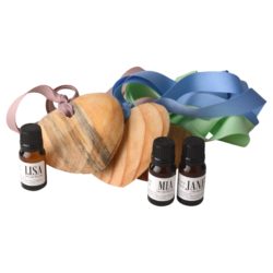 Deluxe-wooden-scented-heart-on-ribbon-11ml-fragrance-oil-white-gift-bag