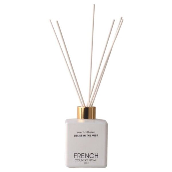 French Country Home Reed Diffuser White Reed Sticks (200ml) 1