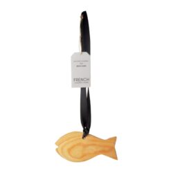French Country Home wooden fish scented with ribbon 165mm x 95mm