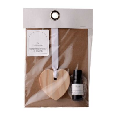 JE Living Wooden Heart Car Freshener