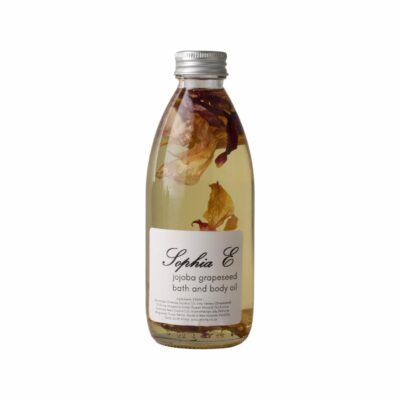 Sophia E jojoba grapeseed body and bath oil 250ml